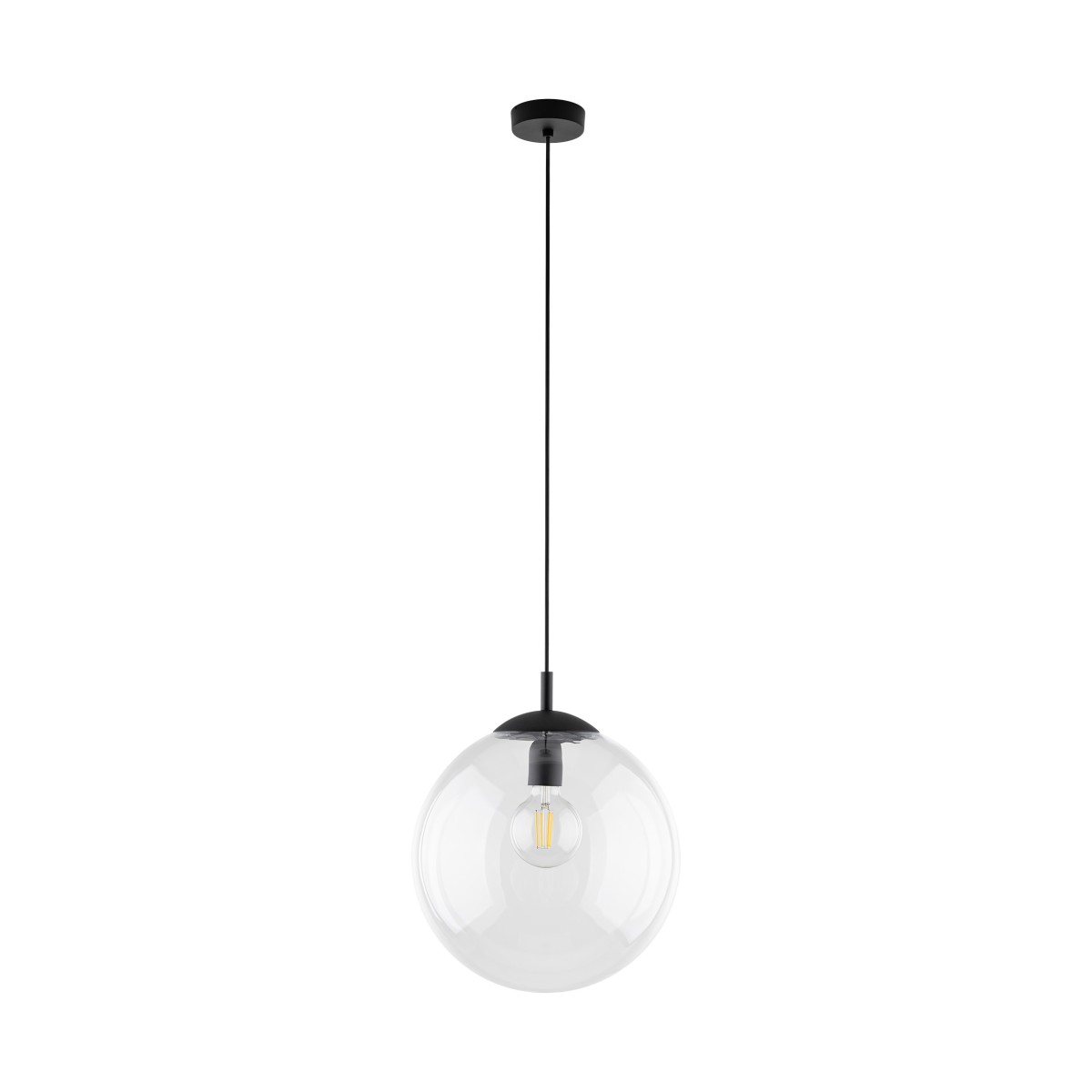 Lampa wisząca TK-Lighting ESME TKL3268  Lampa sufitowa kolor - czarny - transparentny styl Nowoczesny  Klasyczny