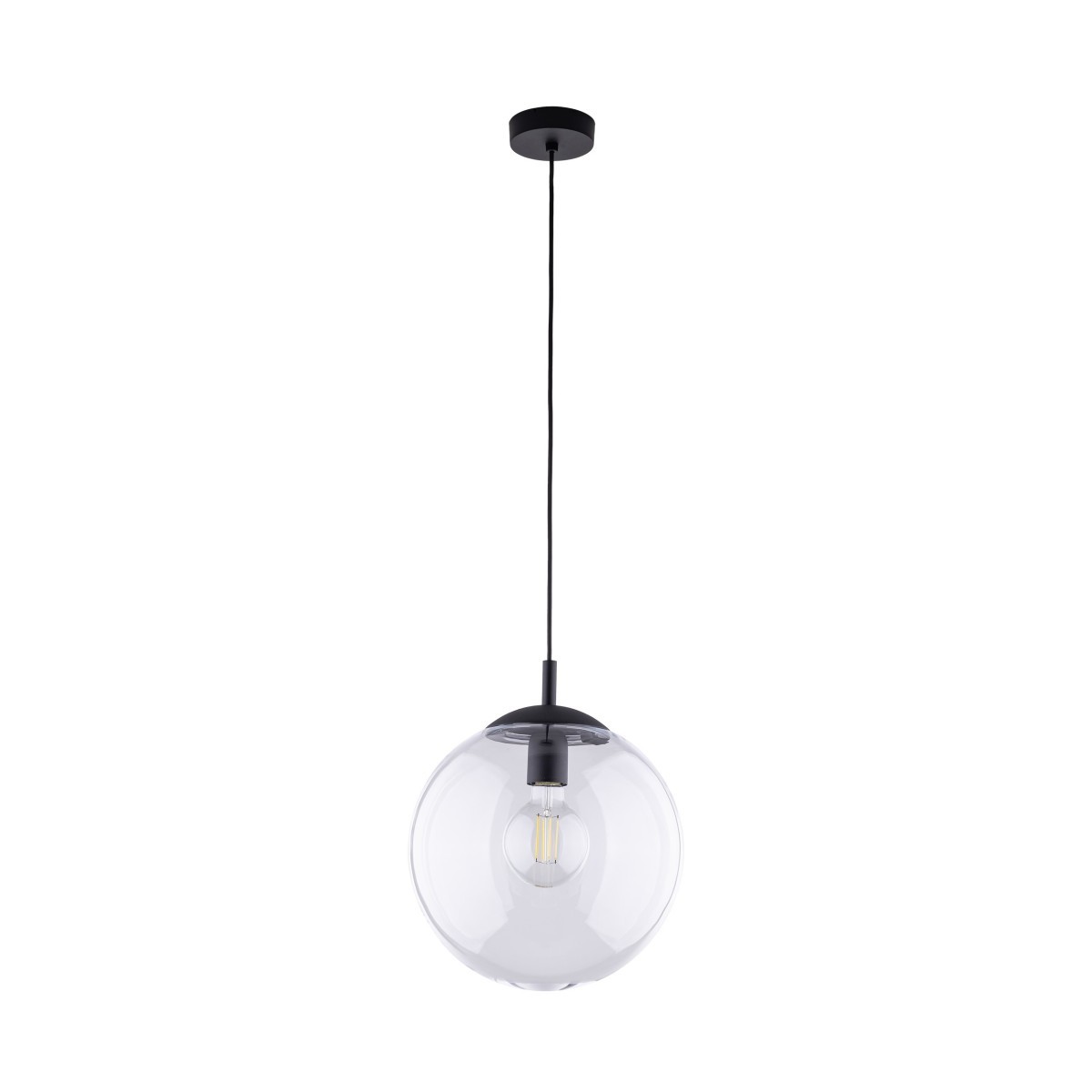 Lampa wisząca TK-Lighting ESME TKL3268  Lampa sufitowa kolor - czarny - transparentny styl Nowoczesny  Klasyczny