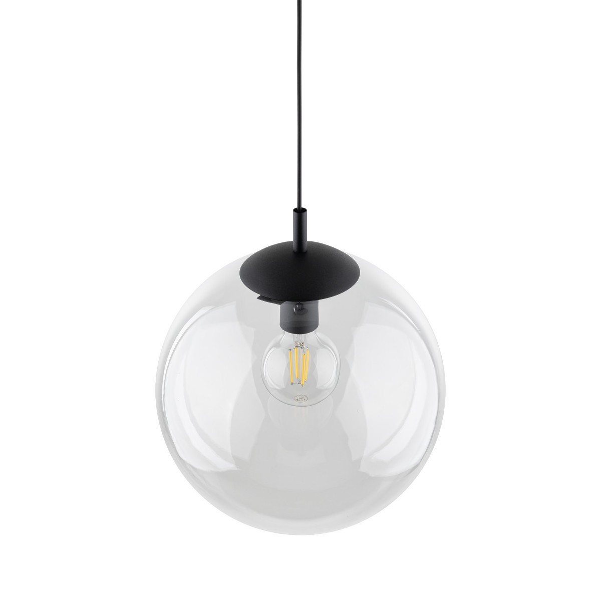 Lampa wisząca TK-Lighting ESME TKL3268  Lampa sufitowa kolor - czarny - transparentny styl Nowoczesny  Klasyczny