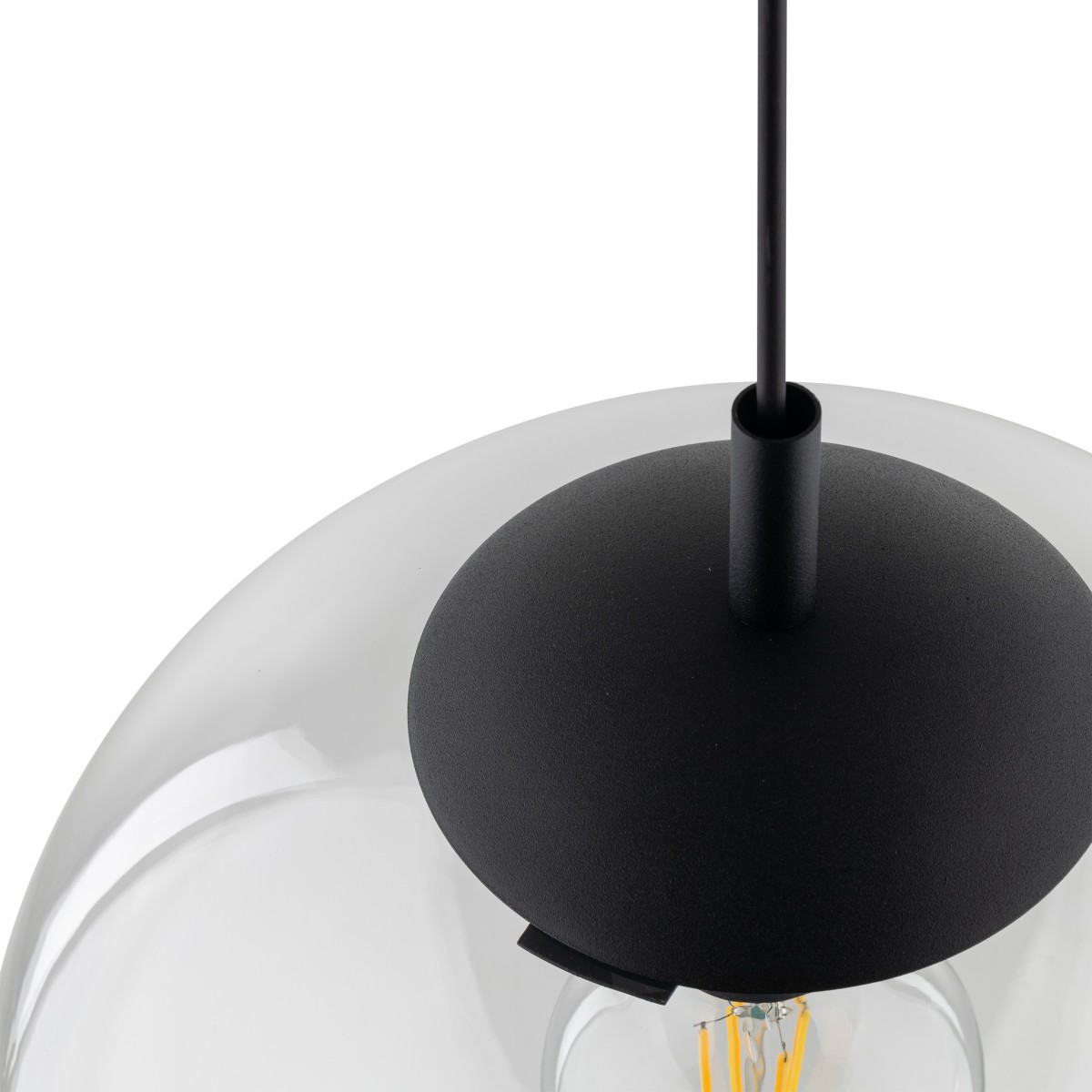 Lampa wisząca TK-Lighting ESME TKL3268  Lampa sufitowa kolor - czarny - transparentny styl Nowoczesny  Klasyczny