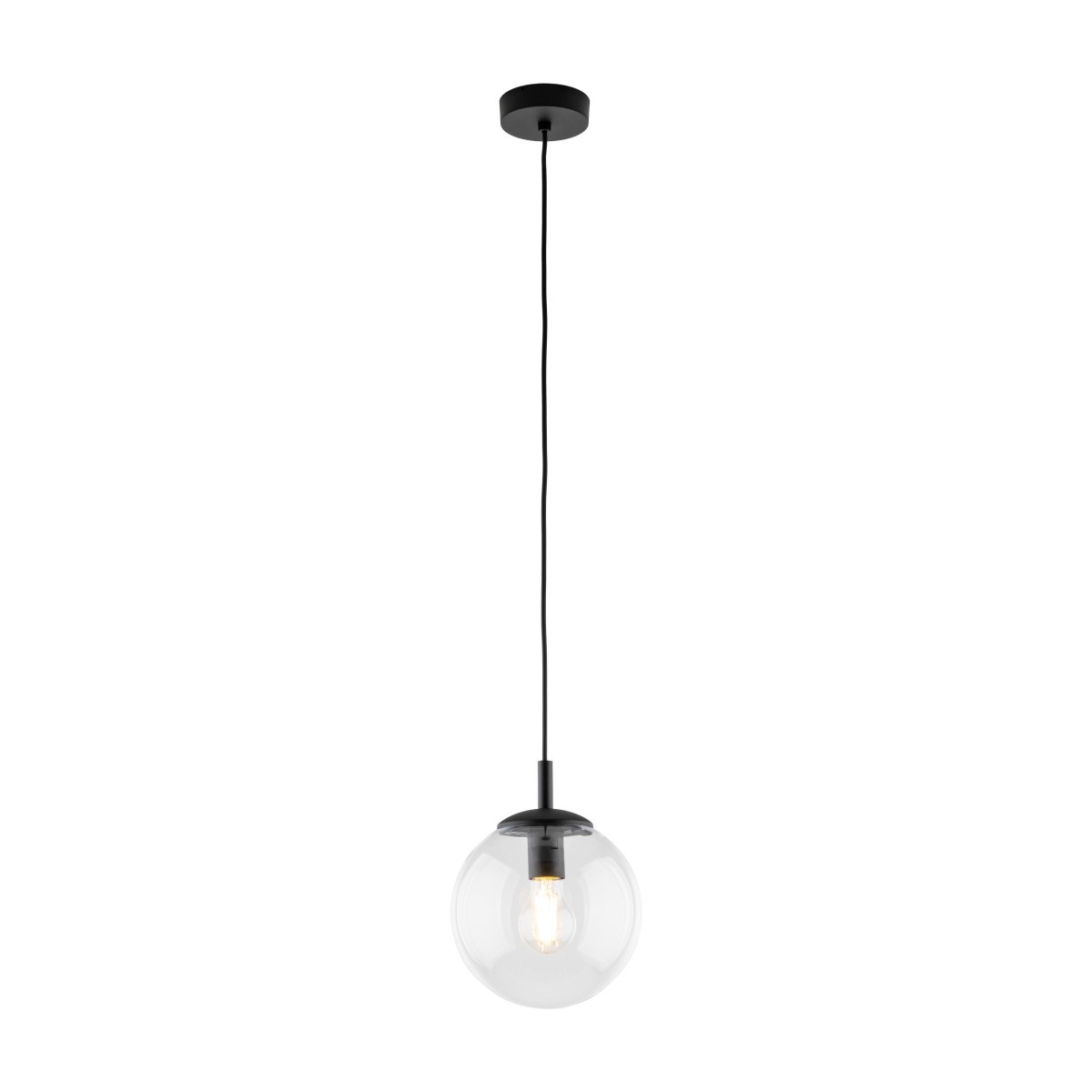 Lampa wisząca TK-Lighting ESME TKL3267  Lampa sufitowa kolor - czarny - transparentny styl Nowoczesny  Klasyczny