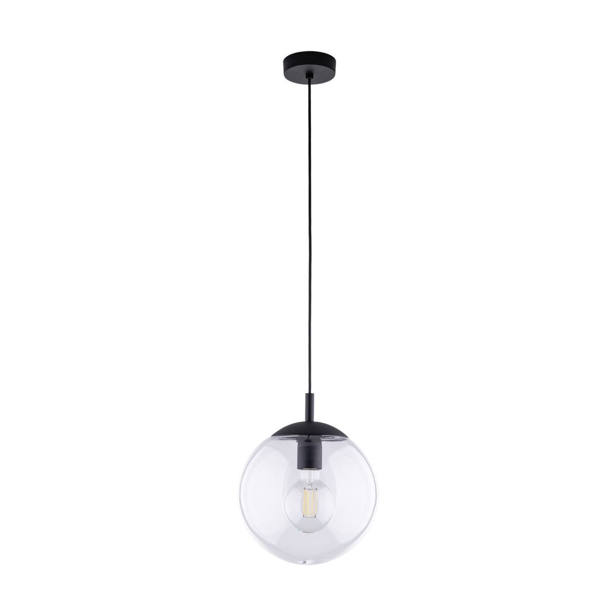 Lampa wisząca TK-Lighting ESME TKL3266  Lampa sufitowa kolor - czarny - transparentny styl Nowoczesny  Klasyczny
