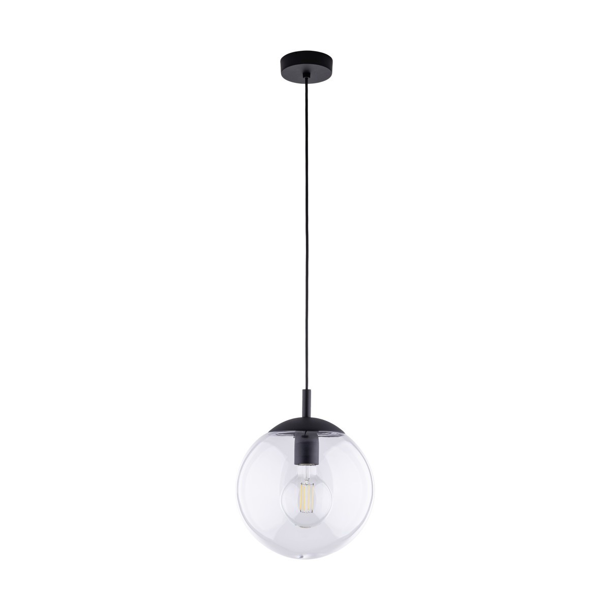 Lampa wisząca TK-Lighting ESME TKL3266  Lampa sufitowa kolor - czarny - transparentny styl Nowoczesny  Klasyczny