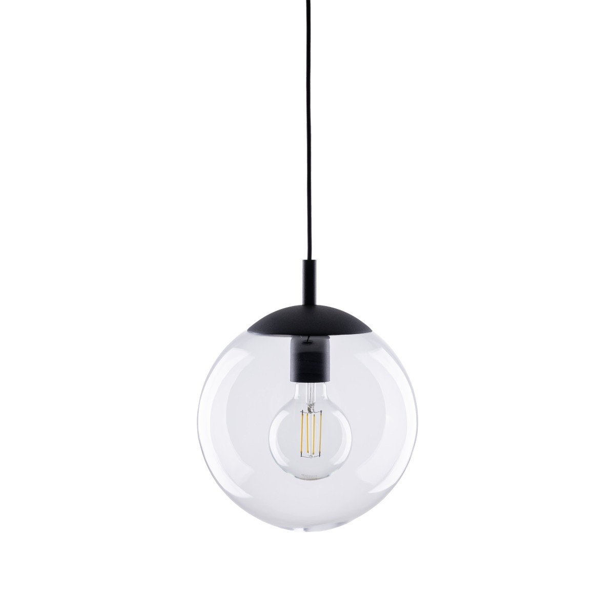 Lampa wisząca TK-Lighting ESME TKL3266  Lampa sufitowa kolor - czarny - transparentny styl Nowoczesny  Klasyczny