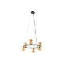 Lampa wisząca TK-Lighting ANABELLE TKL6571  Lampa sufitowa kolor - brązowy - bursztynowy styl Nowoczesny  Skandynawski