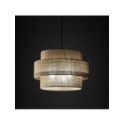 Lampa wisząca TK-Lighting CALISTO TKL5402 kolor - czarny - juta styl Nowoczesny  Boho