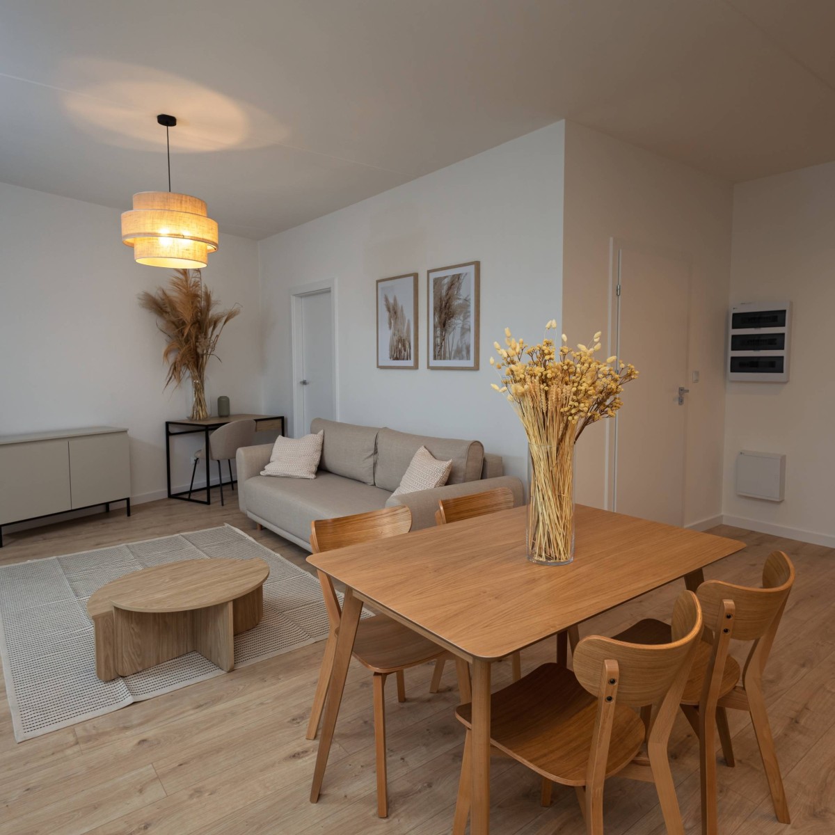 Lampa wisząca TK-Lighting CALISTO TKL5402 kolor - czarny - juta styl Nowoczesny  Boho