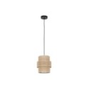 Lampa wisząca TK-Lighting CALISTO TKL5401  Lampa sufitowa kolor - czarny - juta styl Nowoczesny  Boho
