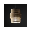 Lampa wisząca TK-Lighting CALISTO TKL5401  Lampa sufitowa kolor - czarny - juta styl Nowoczesny  Boho