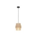 Lampa wisząca TK-Lighting CALISTO TKL5401  Lampa sufitowa kolor - czarny - juta styl Nowoczesny  Boho