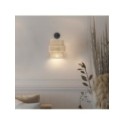 Kinkiet TK-Lighting CALISTO TKL5400 kolor - czarny - juta styl Nowoczesny  Boho