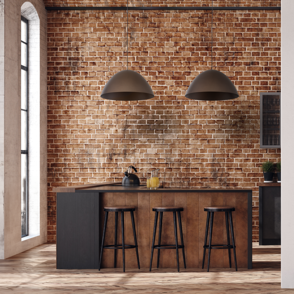 Lampa wisząca TK-Lighting FARO TKL4509  Lampa sufitowa kolor - brązowy styl Nowoczesny  Klasyczny