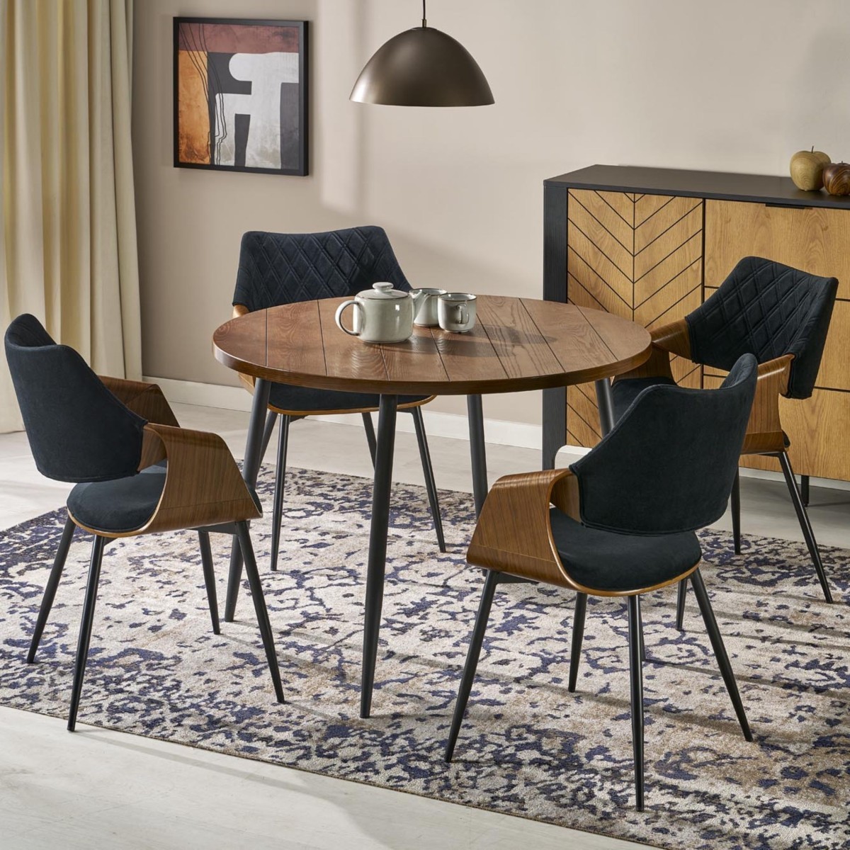 Lampa wisząca TK-Lighting FARO TKL4509  Lampa sufitowa kolor - brązowy styl Nowoczesny  Klasyczny