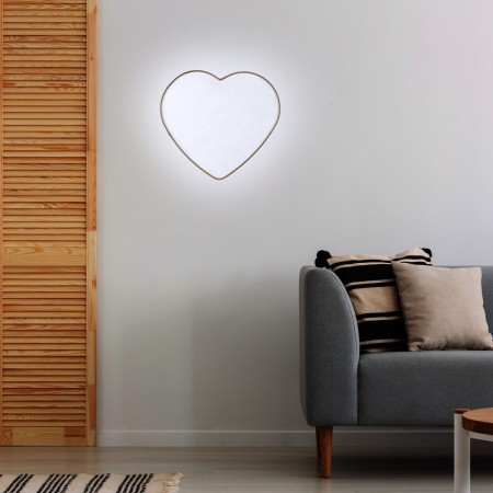 Lampa sufitowa TK-Lighting HEART TKL757  Lampa ścienna kolor - biały - beżowy styl Nowoczesny  Klasyczny