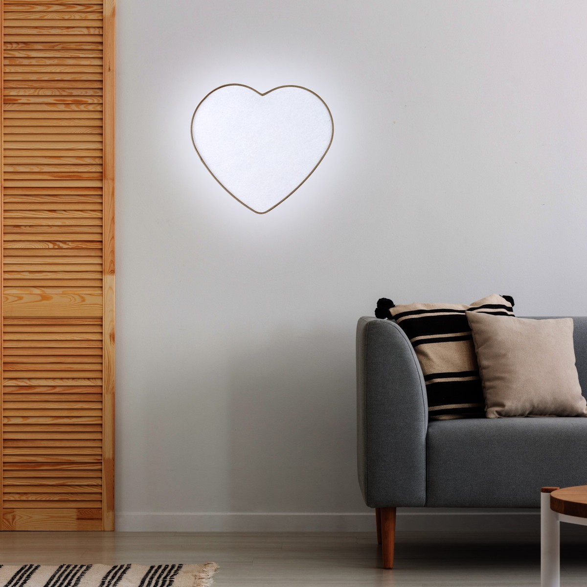Lampa sufitowa TK-Lighting HEART TKL757  Lampa ścienna kolor - biały - beżowy styl Nowoczesny  Klasyczny