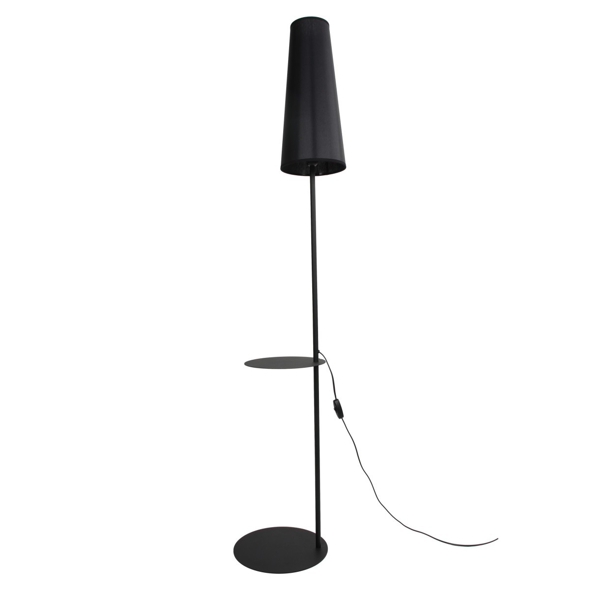 Lampa podłogowa TK-Lighting ZING TKL5959 kolor - czarny styl Nowoczesny  Minimalistyczny