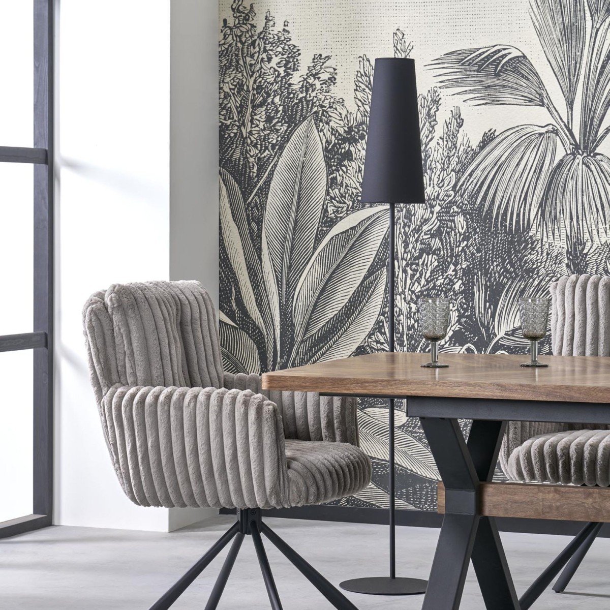 Lampa podłogowa TK-Lighting ZING TKL5959 kolor - czarny styl Nowoczesny  Minimalistyczny