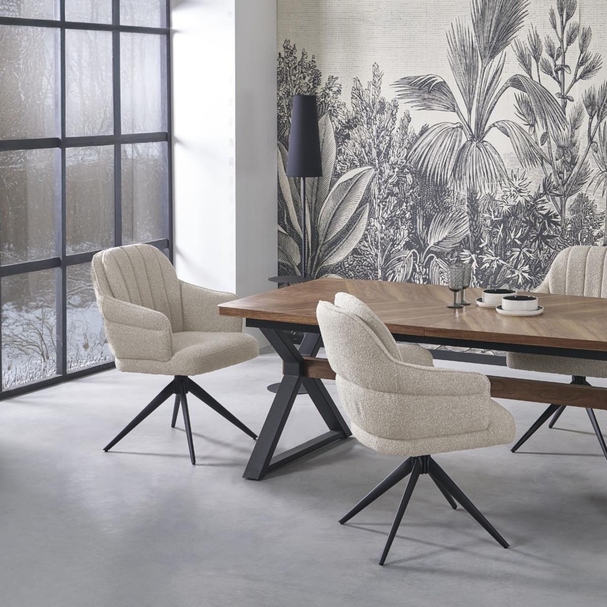 Lampa podłogowa TK-Lighting ZING TKL5959 kolor - czarny styl Nowoczesny  Minimalistyczny