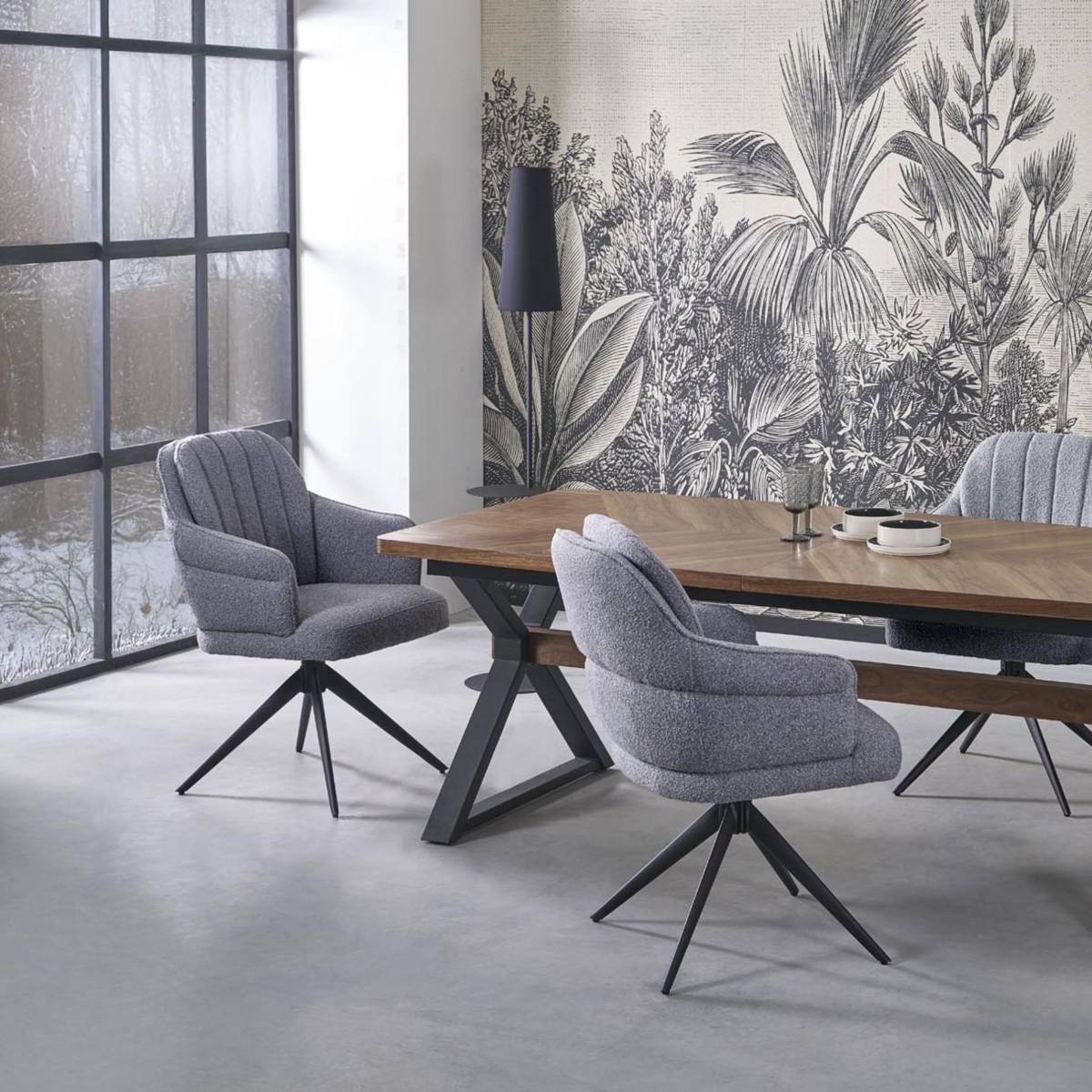 Lampa podłogowa TK-Lighting ZING TKL5959 kolor - czarny styl Nowoczesny  Minimalistyczny