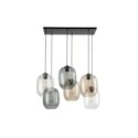 Lampa wisząca TK-Lighting ELIO TKL5974  Lampa sufitowa kolor - czarny - transparentny styl Nowoczesny  Glamour