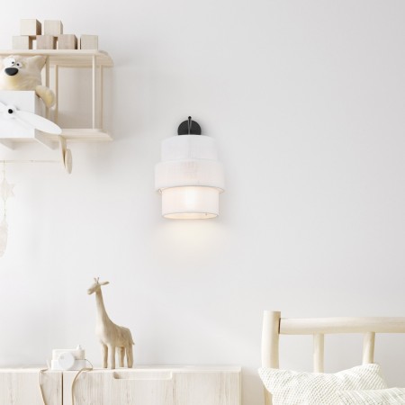 Kinkiet TK-Lighting CALISTO TKL5956 kolor - czarny - biały styl Nowoczesny  Skandynawski