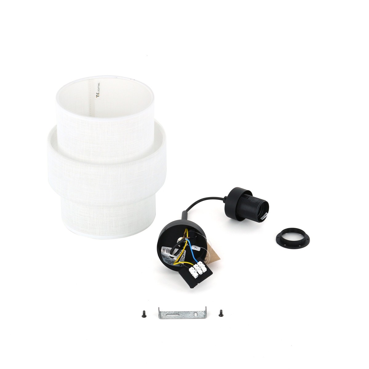 Kinkiet TK-Lighting CALISTO TKL5956 kolor - czarny - biały styl Nowoczesny  Skandynawski