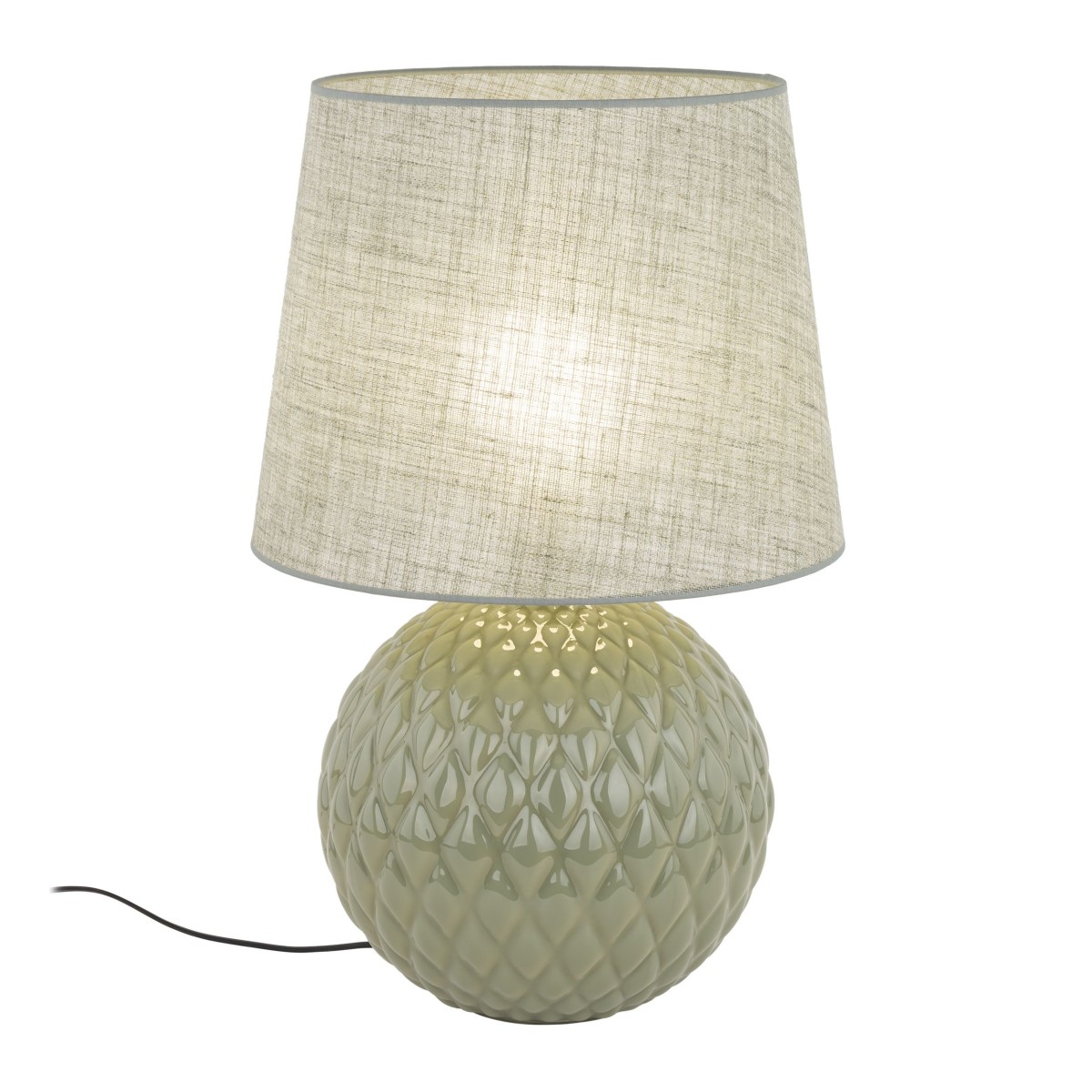 Lampka nocna TK-Lighting SANTANA TKL5903 kolor - zielony - złoty styl Nowoczesny  Glamour