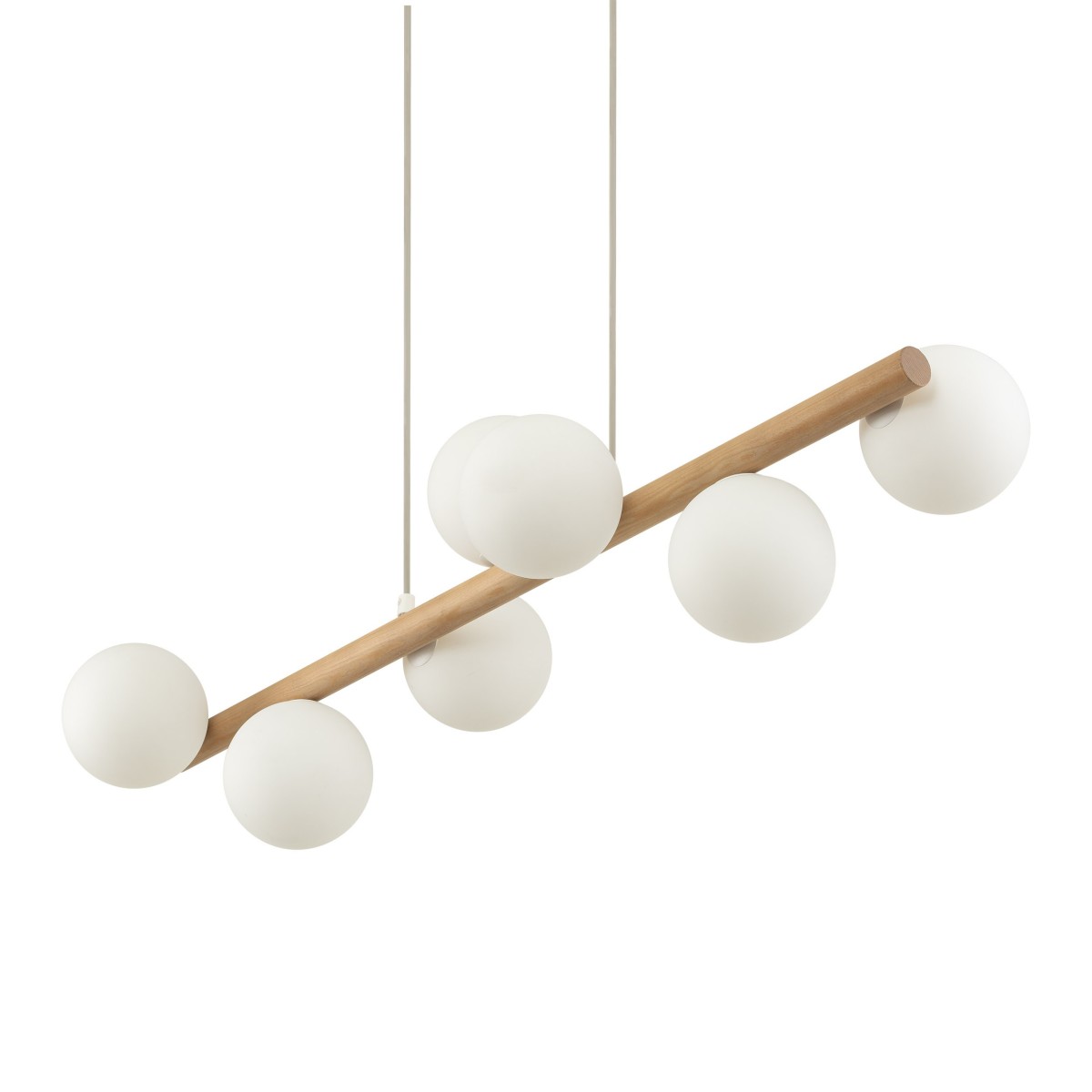 Lampa wisząca TK-Lighting ESTERA TKL5905  Lampa sufitowa kolor - sosna - biały styl Nowoczesny  Skandynawski