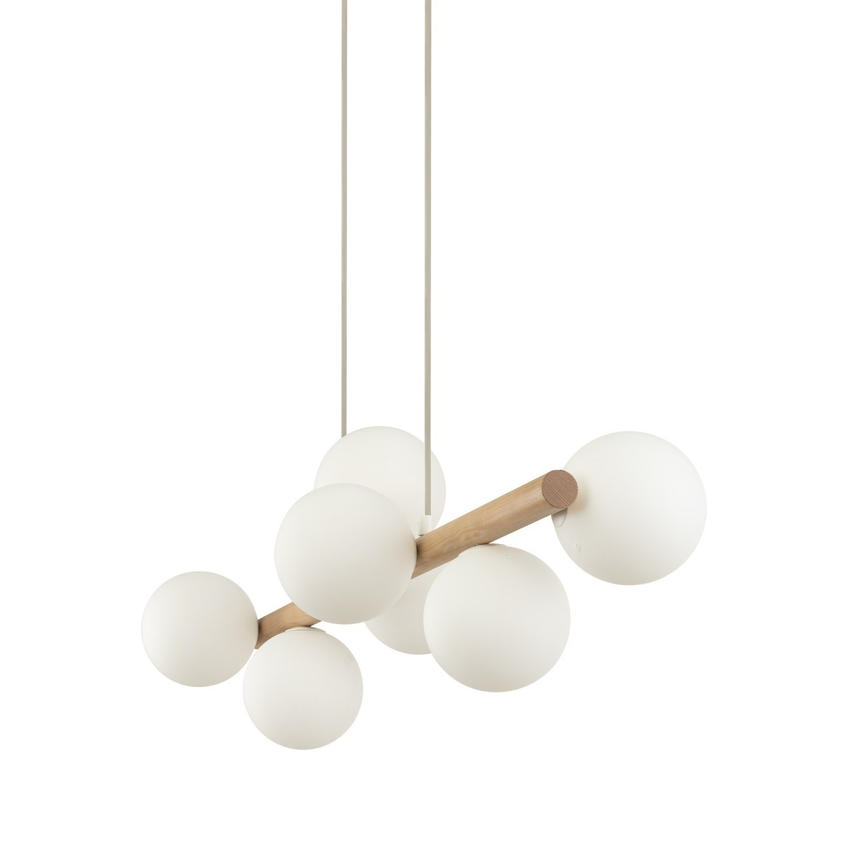 Lampa wisząca TK-Lighting ESTERA TKL5905  Lampa sufitowa kolor - sosna - biały styl Nowoczesny  Skandynawski