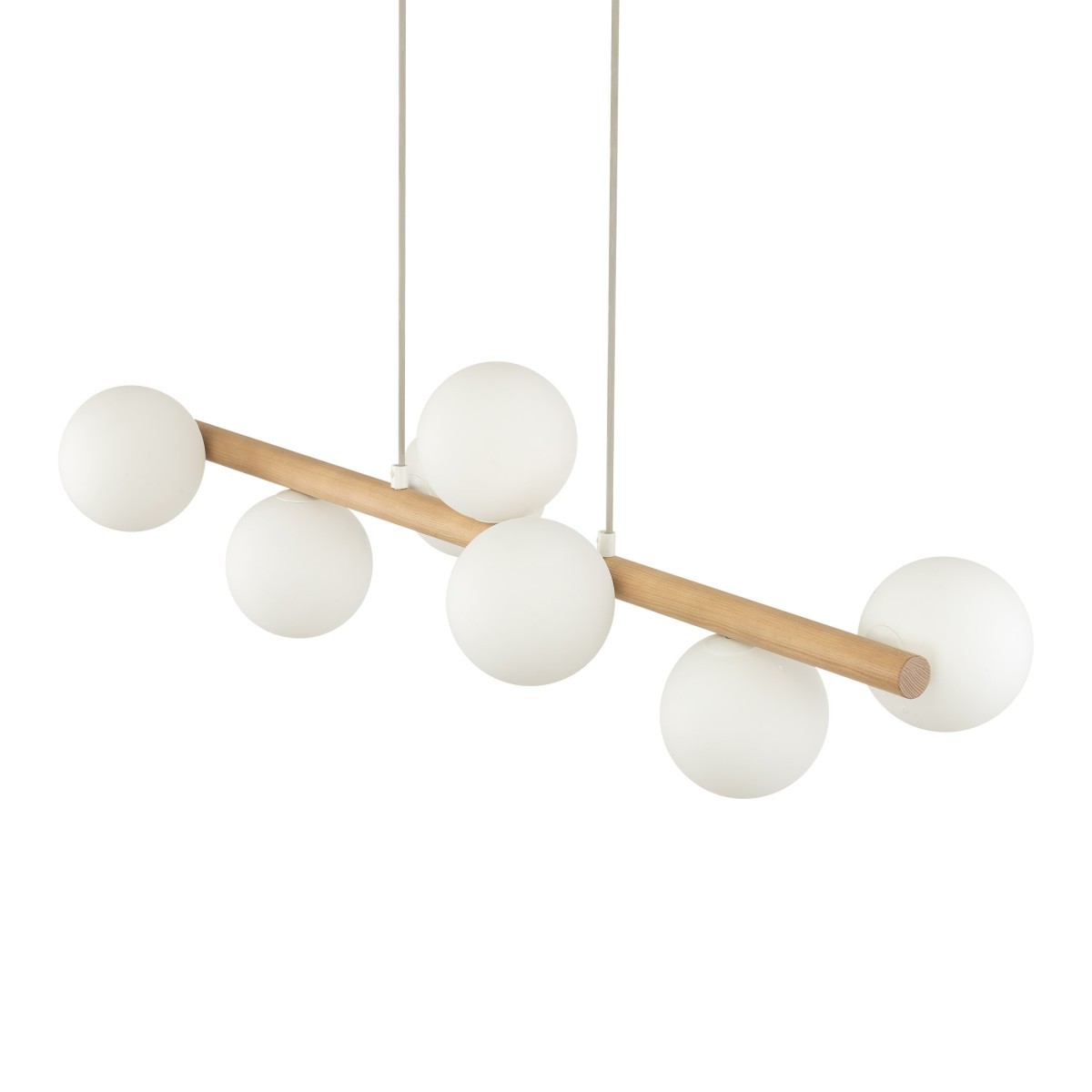 Lampa wisząca TK-Lighting ESTERA TKL5905  Lampa sufitowa kolor - sosna - biały styl Nowoczesny  Skandynawski