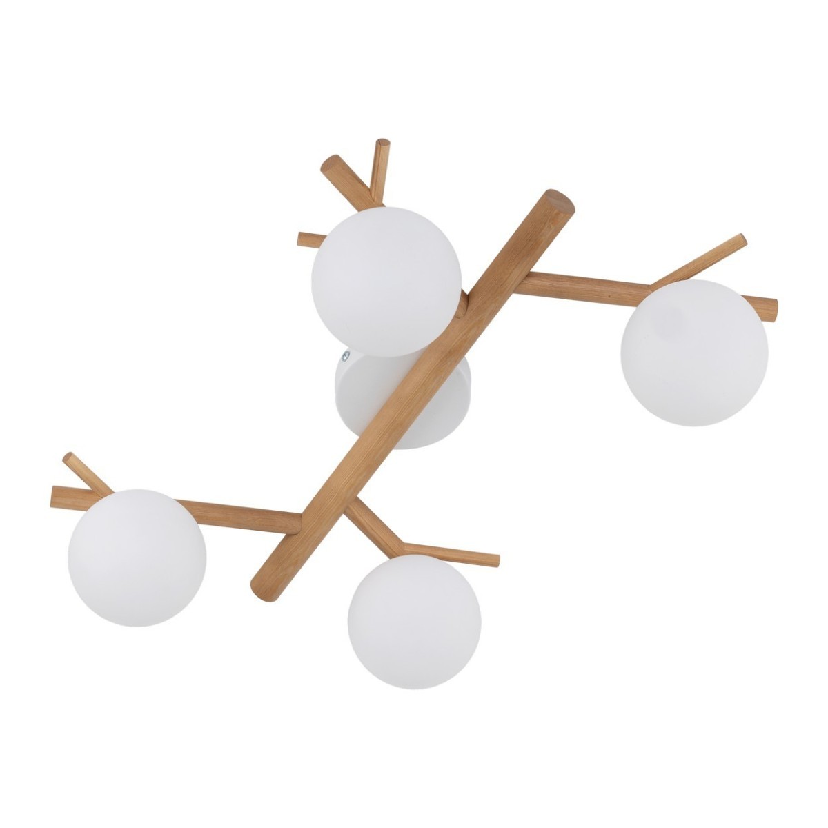 Lampa sufitowa TK-Lighting SHERON TKL5309  Lampa ścienna kolor - biały - sosna styl Nowoczesny  Boho