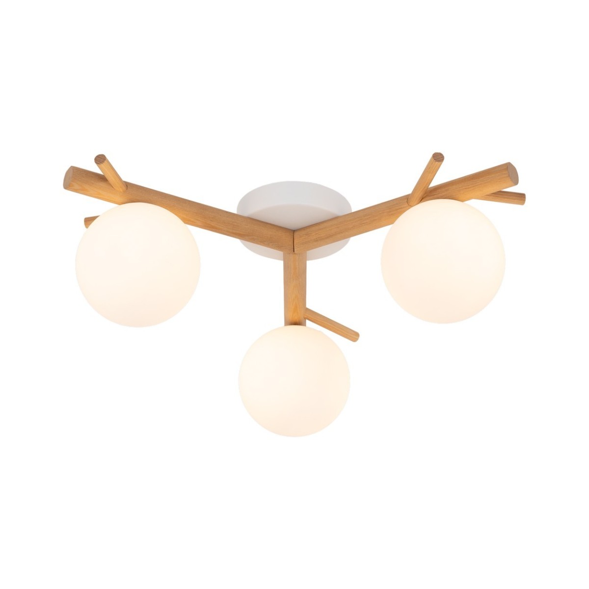 Lampa sufitowa TK-Lighting SHERON TKL5308  Lampa ścienna kolor - biały - sosna styl Nowoczesny  Boho