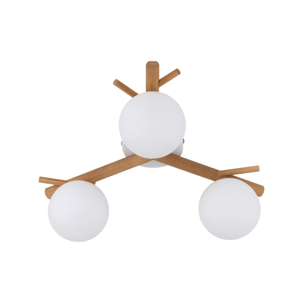 Lampa sufitowa TK-Lighting SHERON TKL5308  Lampa ścienna kolor - biały - sosna styl Nowoczesny  Boho