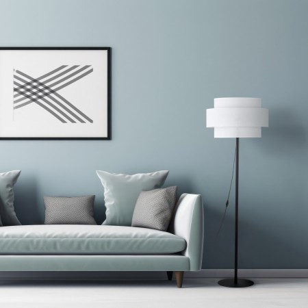 Lampa podłogowa TK-Lighting CALISTO TKL5894 kolor - czarny - biały styl Nowoczesny  Skandynawski