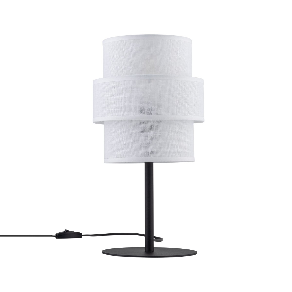 Lampka nocna TK-Lighting CALISTO TKL5893 kolor - czarny - biały styl Nowoczesny  Skandynawski