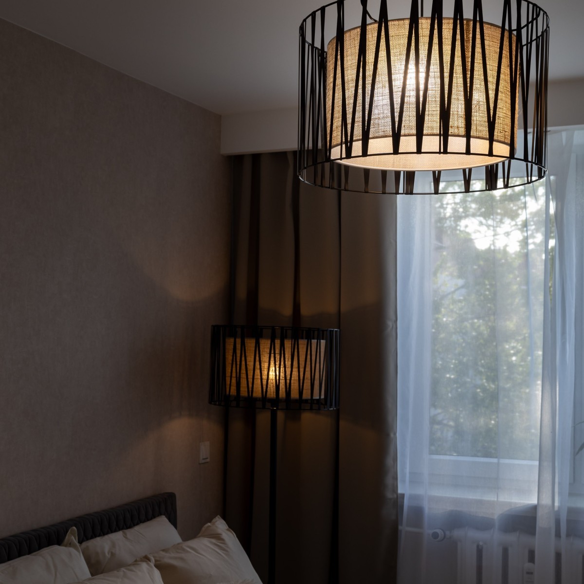 Lampa wisząca TK-Lighting HARMONY TKL4562  Lampa sufitowa kolor - czarny - juta styl Nowoczesny  Klasyczny