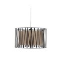 Lampa wisząca TK-Lighting HARMONY TKL4557  Lampa sufitowa kolor - czarny - juta styl Nowoczesny  Klasyczny
