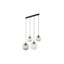Lampa wisząca TK-Lighting ESME TKL4795  Lampa sufitowa kolor - czarny - transparentny styl Nowoczesny  Glamour