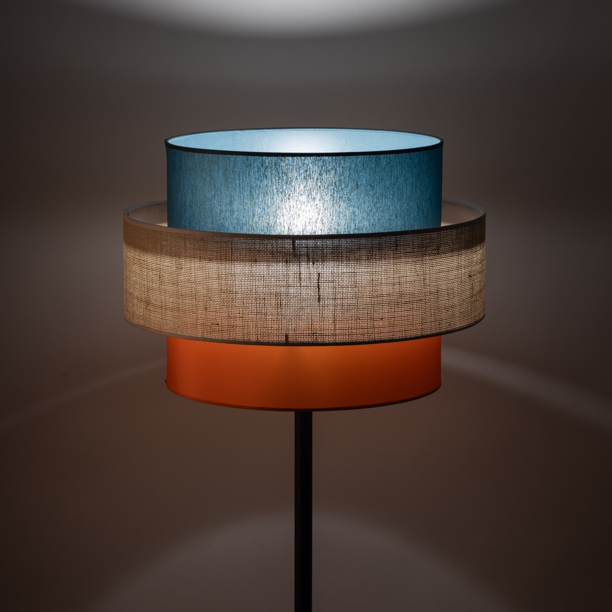 Lampa podłogowa TK-Lighting TRIO TKL6452 kolor - czarny - multikolor styl Nowoczesny  Boho