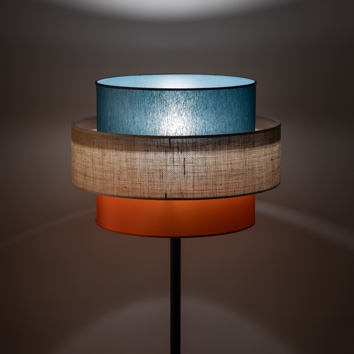 Lampa podłogowa TK-Lighting TRIO TKL6452 kolor - czarny - multikolor styl Nowoczesny  Boho