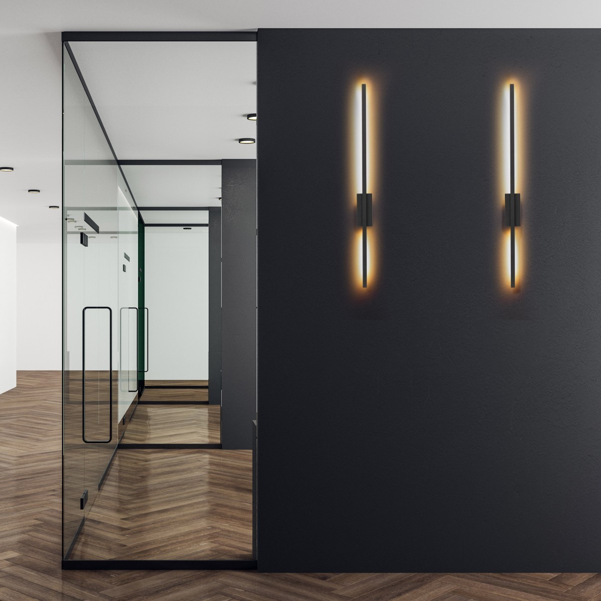 Kinkiet TK-Lighting FLASH TKL6627 kolor - czarny styl Nowoczesny  Loftowy