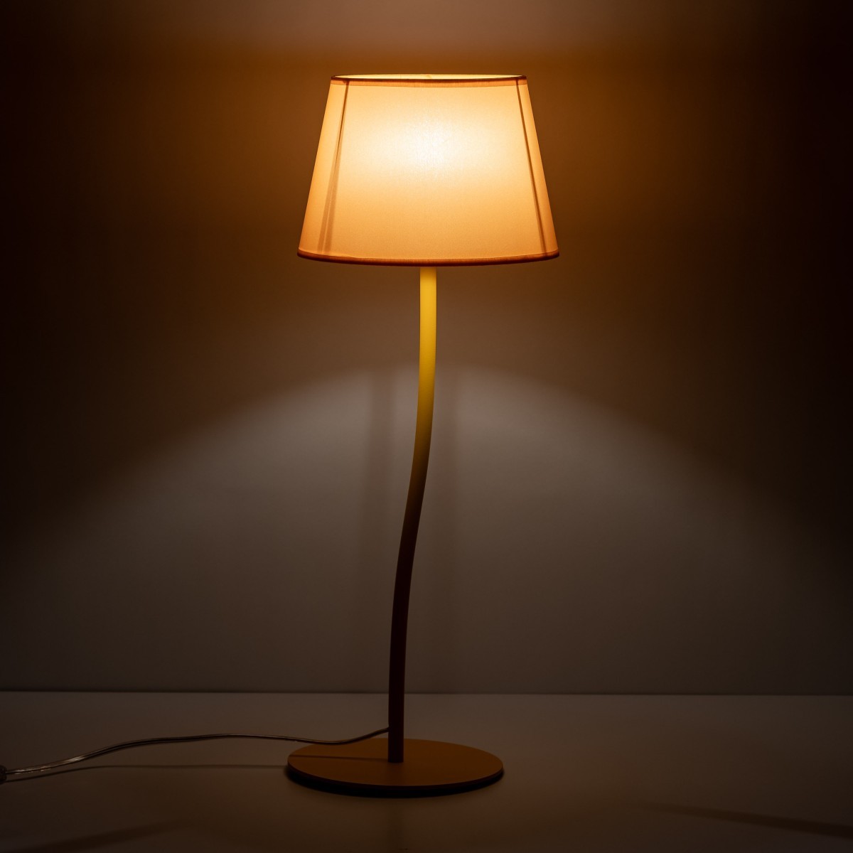 Lampka nocna TK-Lighting NICOLA TKL6641 kolor - żółty styl Nowoczesny  Boho