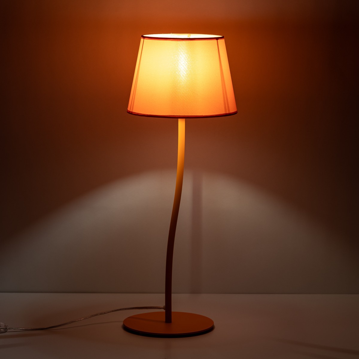 Lampka nocna TK-Lighting NICOLA TKL6640 kolor - pomarańczowy styl Nowoczesny  Boho