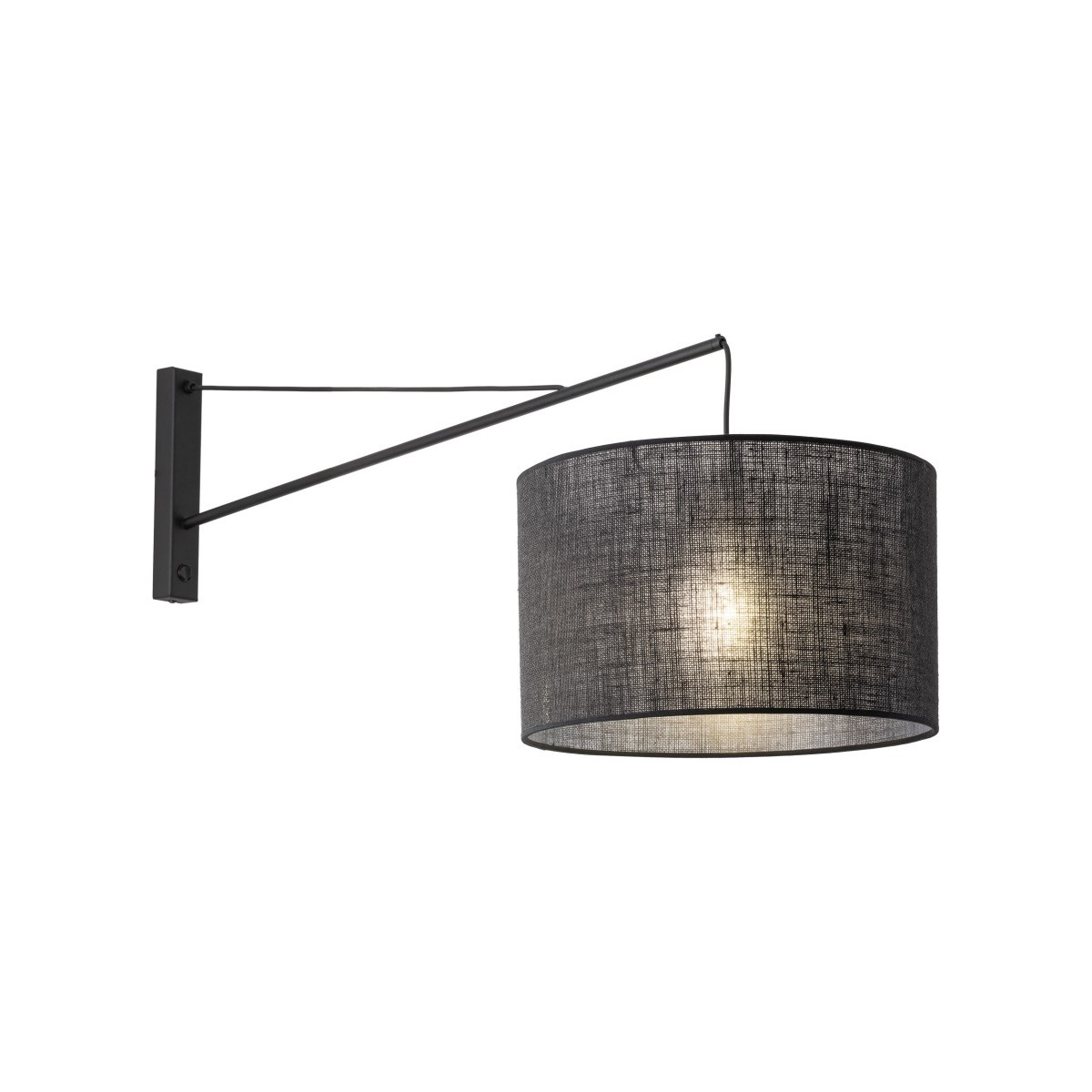 Lampa ścienna TK-Lighting GLORII TKL6639  Kinkiet kolor - czarny styl Nowoczesny  Loftowy