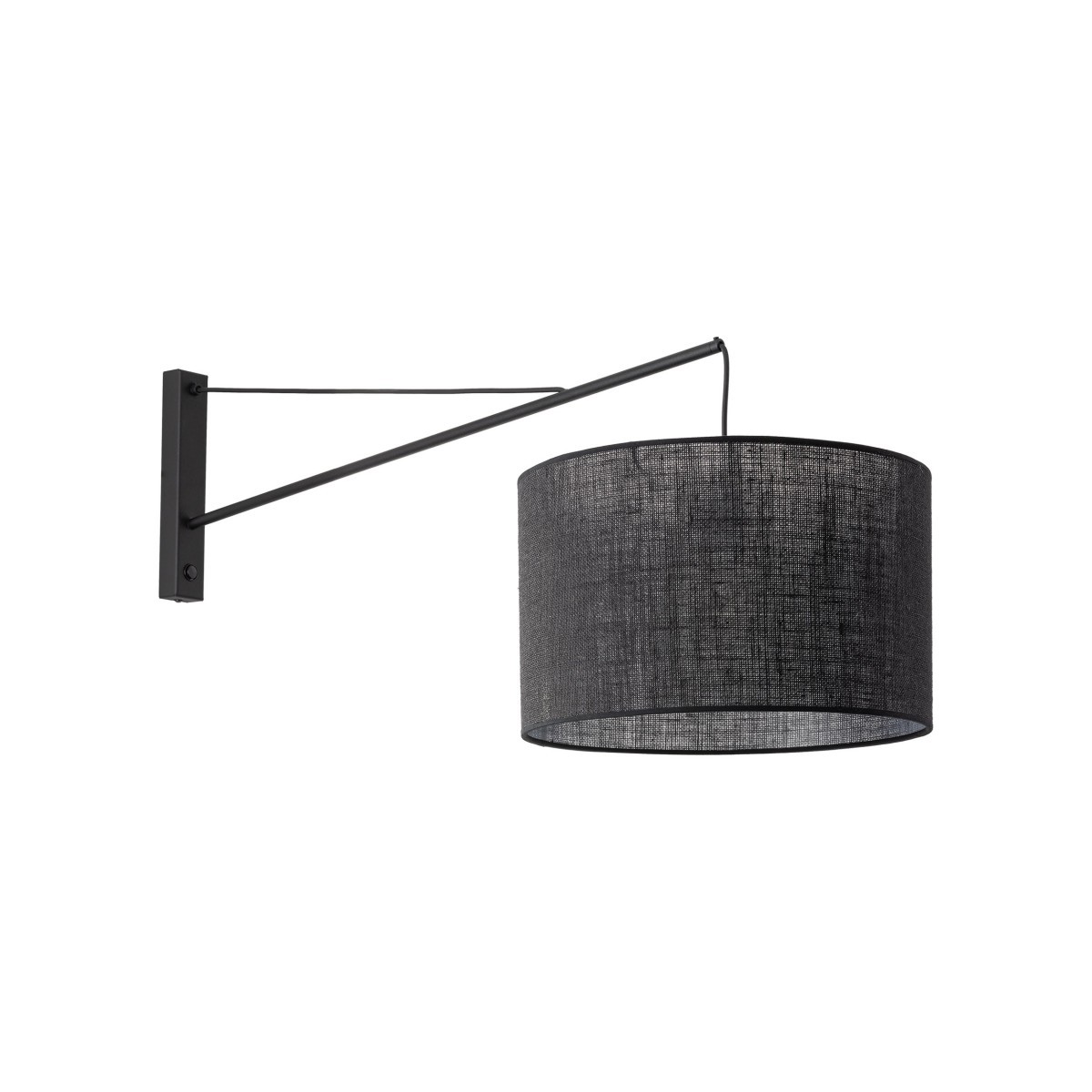 Lampa ścienna TK-Lighting GLORII TKL6639  Kinkiet kolor - czarny styl Nowoczesny  Loftowy