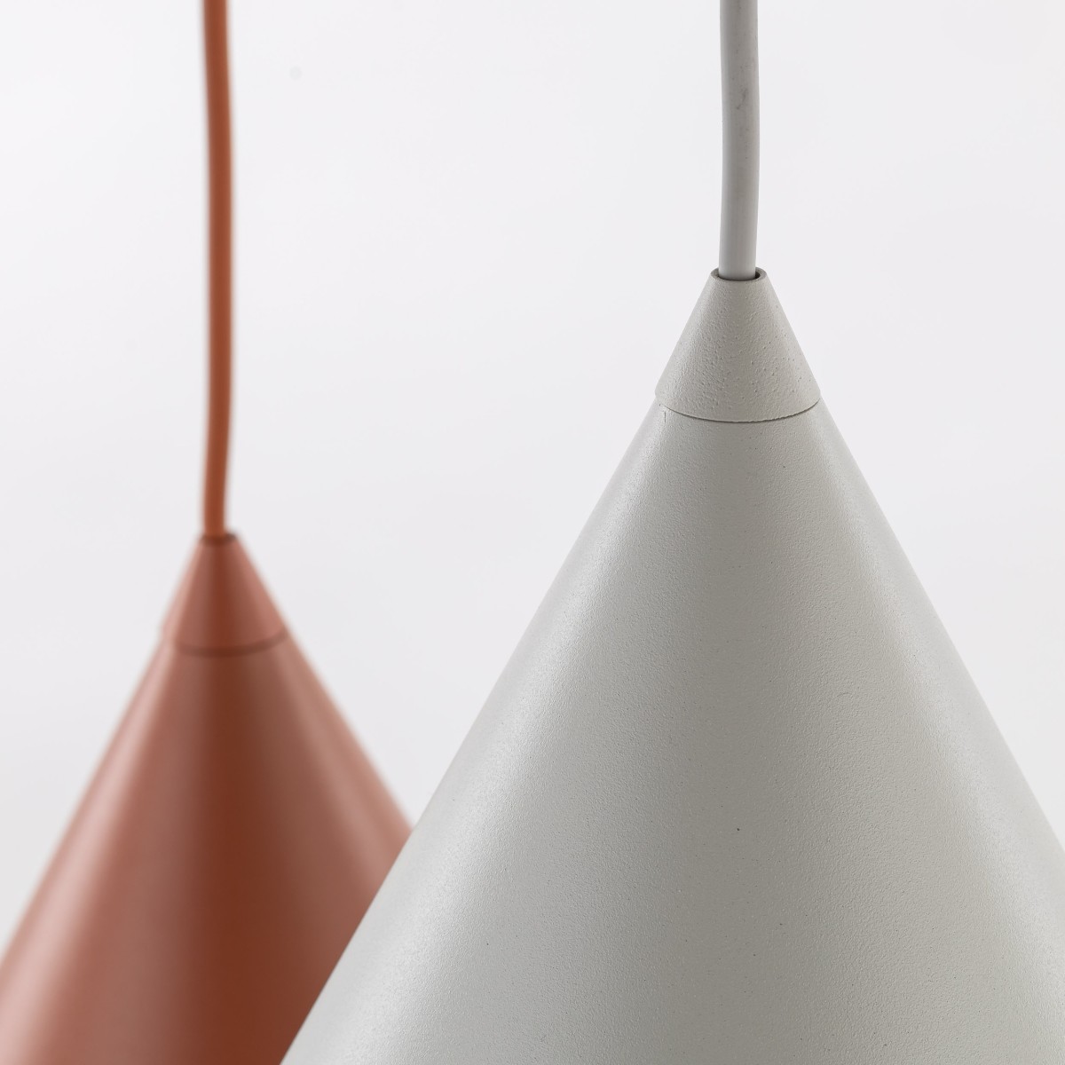 Lampa wisząca TK-Lighting CONO TKL6633  Lampa sufitowa kolor - czarny - beżowy styl Nowoczesny  Rustykalny