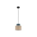 Lampa wisząca TK-Lighting DUO TKL3257  Lampa sufitowa kolor - czarny - juta styl Nowoczesny  Boho