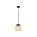 Lampa wisząca TK-Lighting DUO TKL3257  Lampa sufitowa kolor - czarny - juta styl Nowoczesny  Boho
