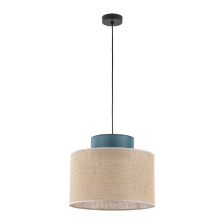 Lampa wisząca TK-Lighting DUO TKL3256  Lampa sufitowa kolor - czarny - juta styl Nowoczesny  Boho