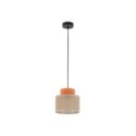 Lampa wisząca TK-Lighting DUO TKL3255  Lampa sufitowa kolor - czarny - juta styl Nowoczesny  Boho